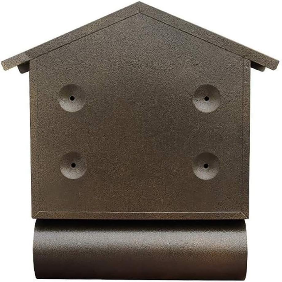 Letterboxes Wall-Mount Lockable Wall Mounted Mailbox Galvanized Metal Vintage Residential Mail Box