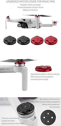 Miniatura 6 de BTG Tapa de la cubierta del motor para DJI Mini 2 SE/Mini 2/Mini 4K/Mini SE/Mini Drone Accesorios Protector del motor