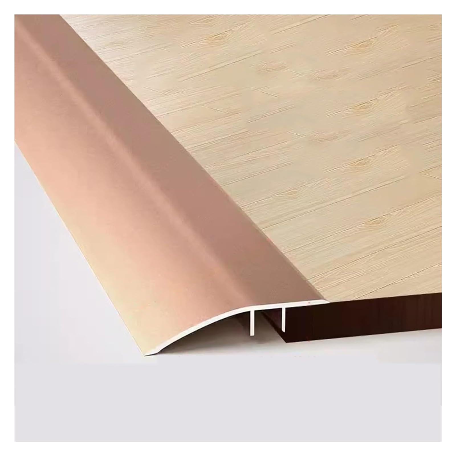 Floor Transition Strips, Aluminum Floor Transition Strip Multicolor for Tile to Carpet Hardwood(Rose Gold)