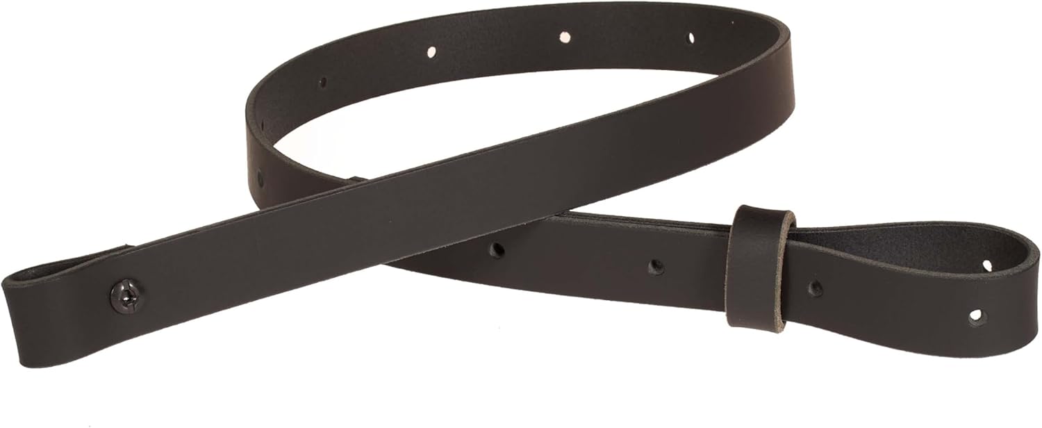 Buffalo Leather Rifle Slings - Amish Handmade Gun Slings - Adjustable, Durable, Made in USA