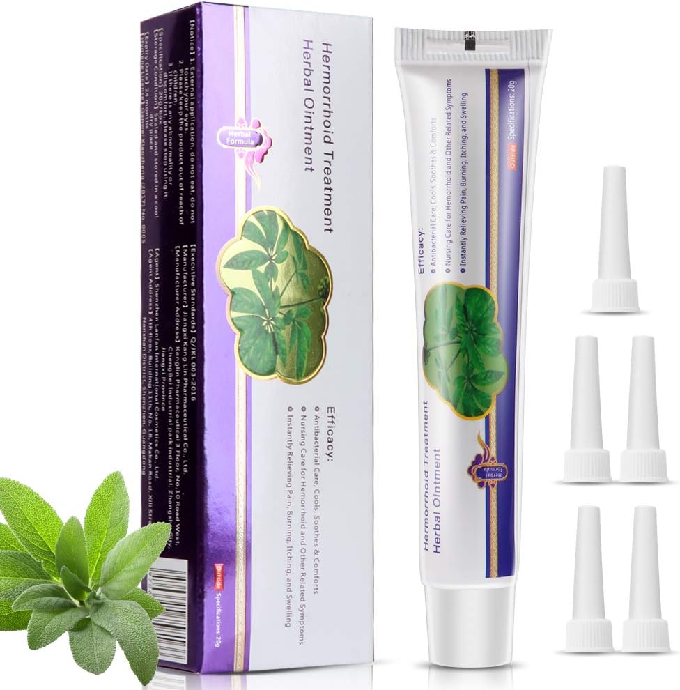 Hemorrhoid Cream, Hemorrhoid Treatment Herbal Ointment, Fissure Ointment, Fast Relieving Hemorrhoid Symptom Ointment