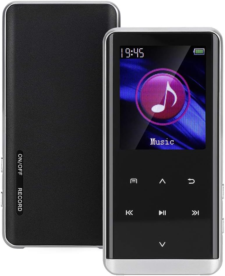 ミニMP3プレーヤー ポータブル音楽プレーヤー 1.8インチタッチスクリーン ロスレスHIFI MP3 信憑 MP4ミュージックプレーヤー