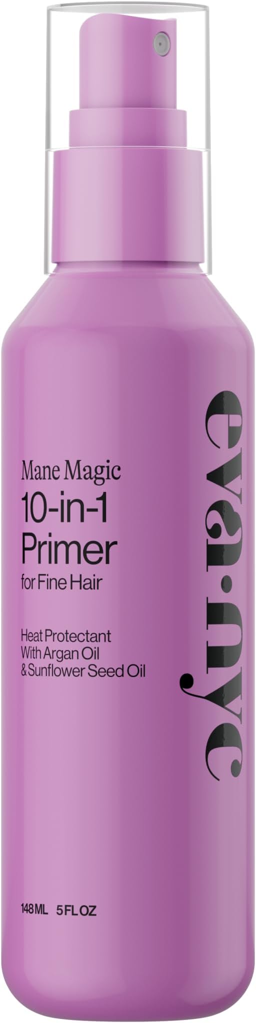 Eva NYC Mane Magic 10-in-1 Primer for Fine Hair | Heat Protectant for Fine Hair | Sulfate, Paraben & Phthalate-Free | 5.4 fl oz