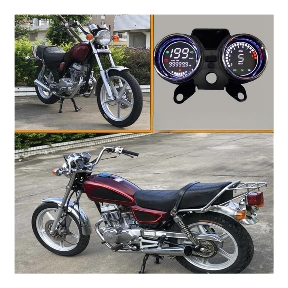 Moto Compteur kilométrique pour RC250 150Gato 250cc Ensemble D'instruments Numériques Écran D'affichage Tableau De Bord Accessoires Jauges Odomètre Tachymètre