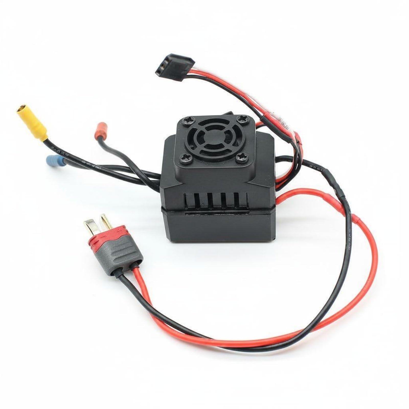 TISHITA Rc Auto Fahrten Elektronischer Geschwindigkeits Steuergerät Komponente mit Kompaktem Aufbau Und Kühlöffnung für Stabile Fahrt für Hobby Schrauber Werkstattnutzung