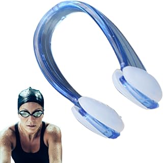 Nose Plugs for Swimming, Nose Protector for Swimming, Nose Protector with Clip for Scuba Diving Scuba Diving Waterproof Comfortable Silicone Non-Slip for Shower Snorkeling Surfing Diving Nat