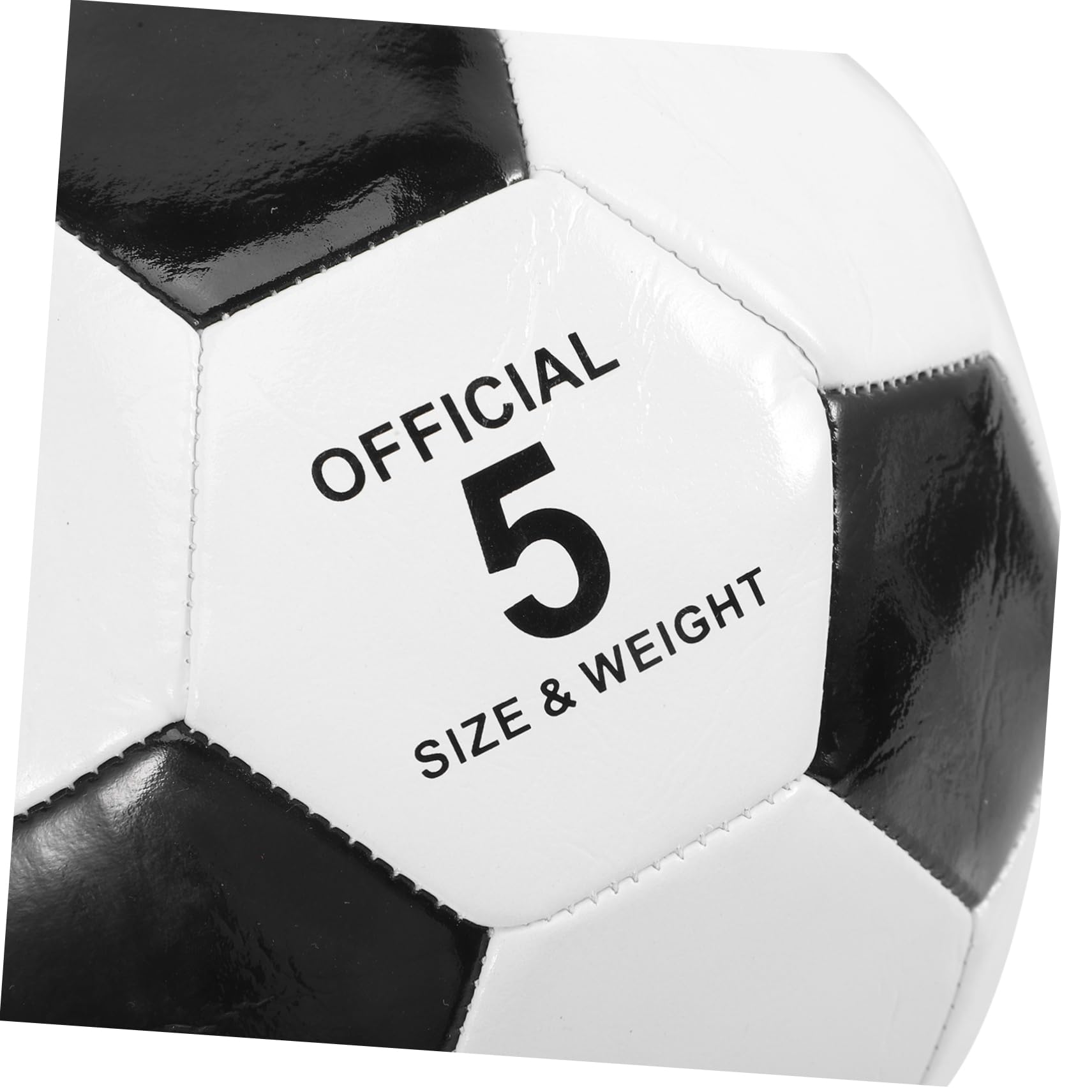 Abaodam Pallone da Calcio Taglia 5 in PVC, 6 Pezzi per Allenamento | Cucitura a Macchina, Alta Elasticità, Adatto a Pratica su Cemento per Ragazzo Ragazza