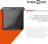 Vista 2 de FIDLOCK Bolsa hermética seca flexible magnética autosellante para teléfono celular 100% a prueba de agua y arena Tamaño práctico con una gran