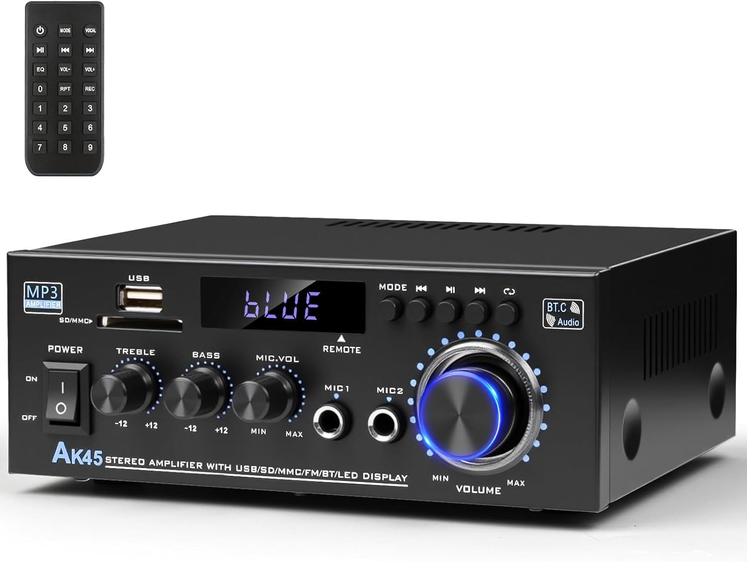 Amazon.com: Stereo Audio Amplifier 2025 Upgraded AK45 Bluetooth
