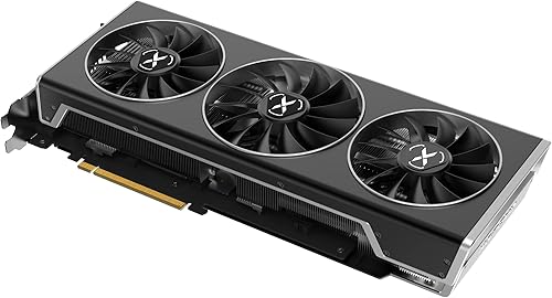 Miniatura 4 de XFX Speedster MERC319 Radeon RX 6750XT - Tarjeta gráfica para juegos negra con 12 GB GDDR6 HDMI 3xDP, AMD RDNA 2 RX-675XYTBDP