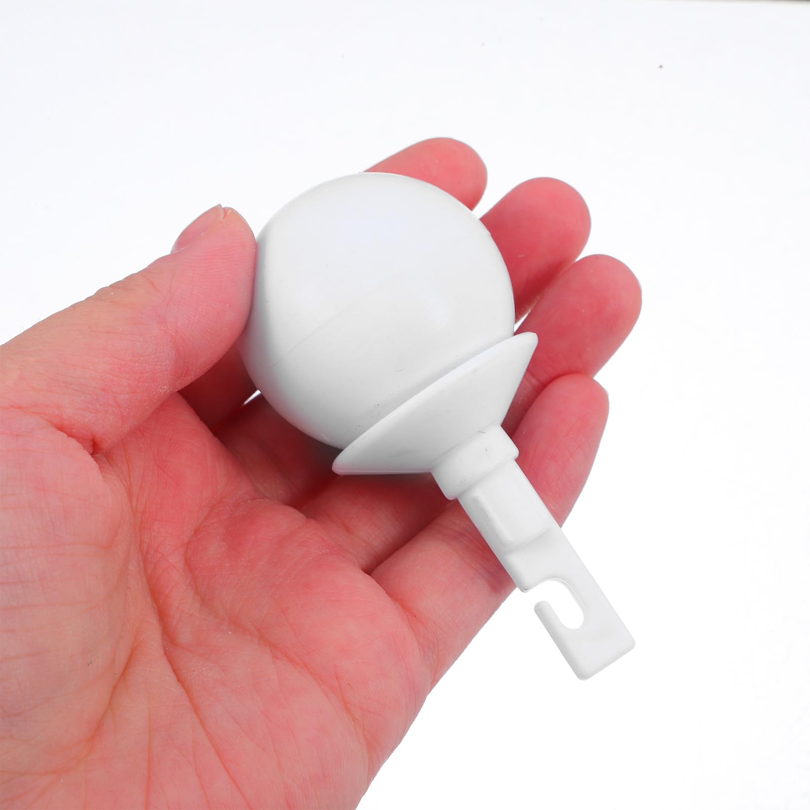 Punta de Bastón Giratoria Bola para Bastón Gancho Accesorio para Personas Ciegas Plástico Resistente Mejora Estabilidad y Maniobrabilidad en Interiores y Exteriores