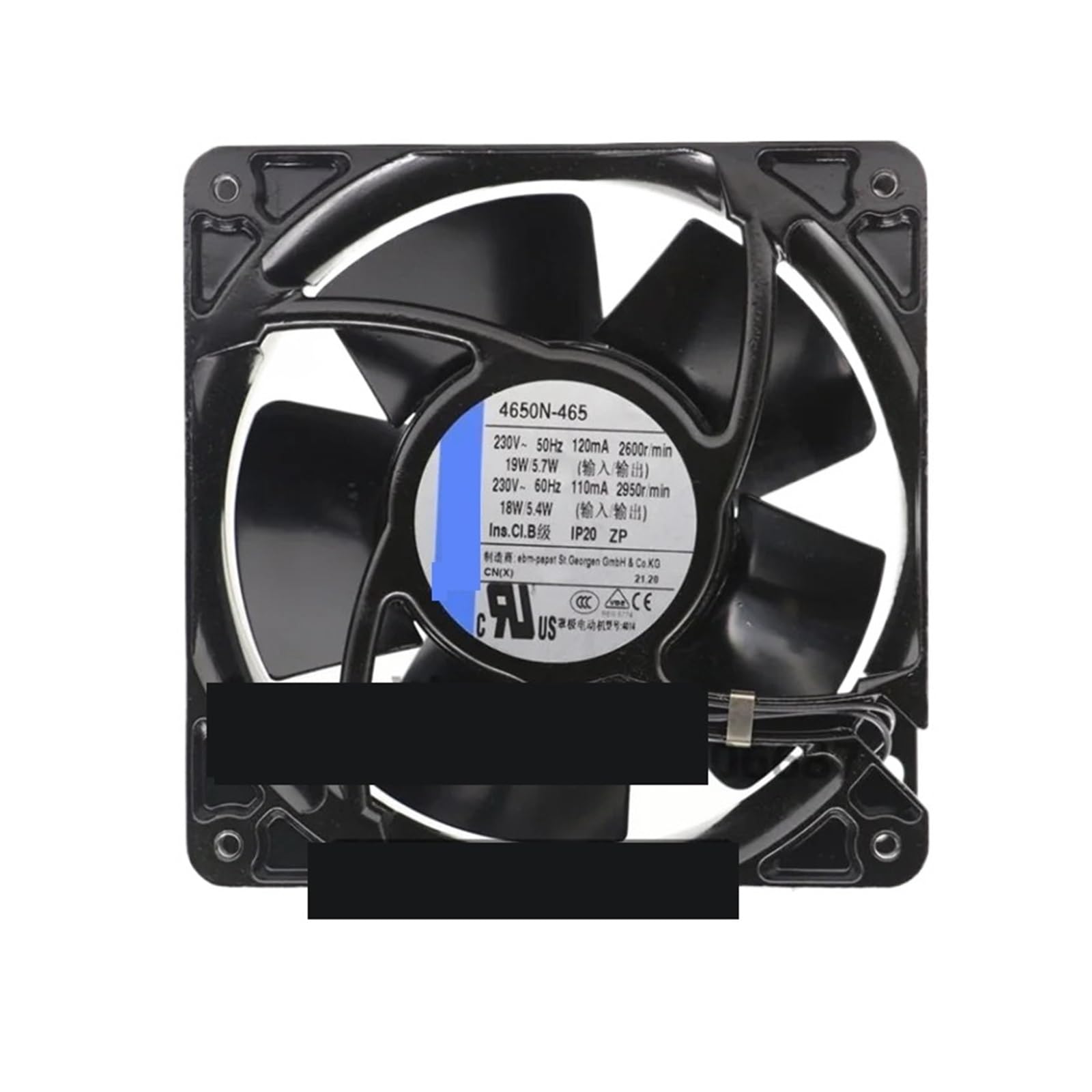 BRODEFUP 4650N-465 230V 18W 12038 AC 12cm 94.2CFM Cabinet Chassis Sleeve Bearing Axial Cooling Fan