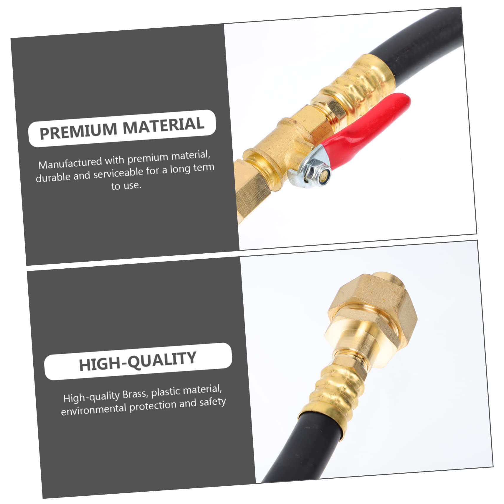 Adattatore Blowout per Sistemi Sprinkler Antigelo, 1 Pezzo | Ottone e Plastica, Raccordo Rapido per Tubo Giardino, Uso su Camper e Rubinetti
