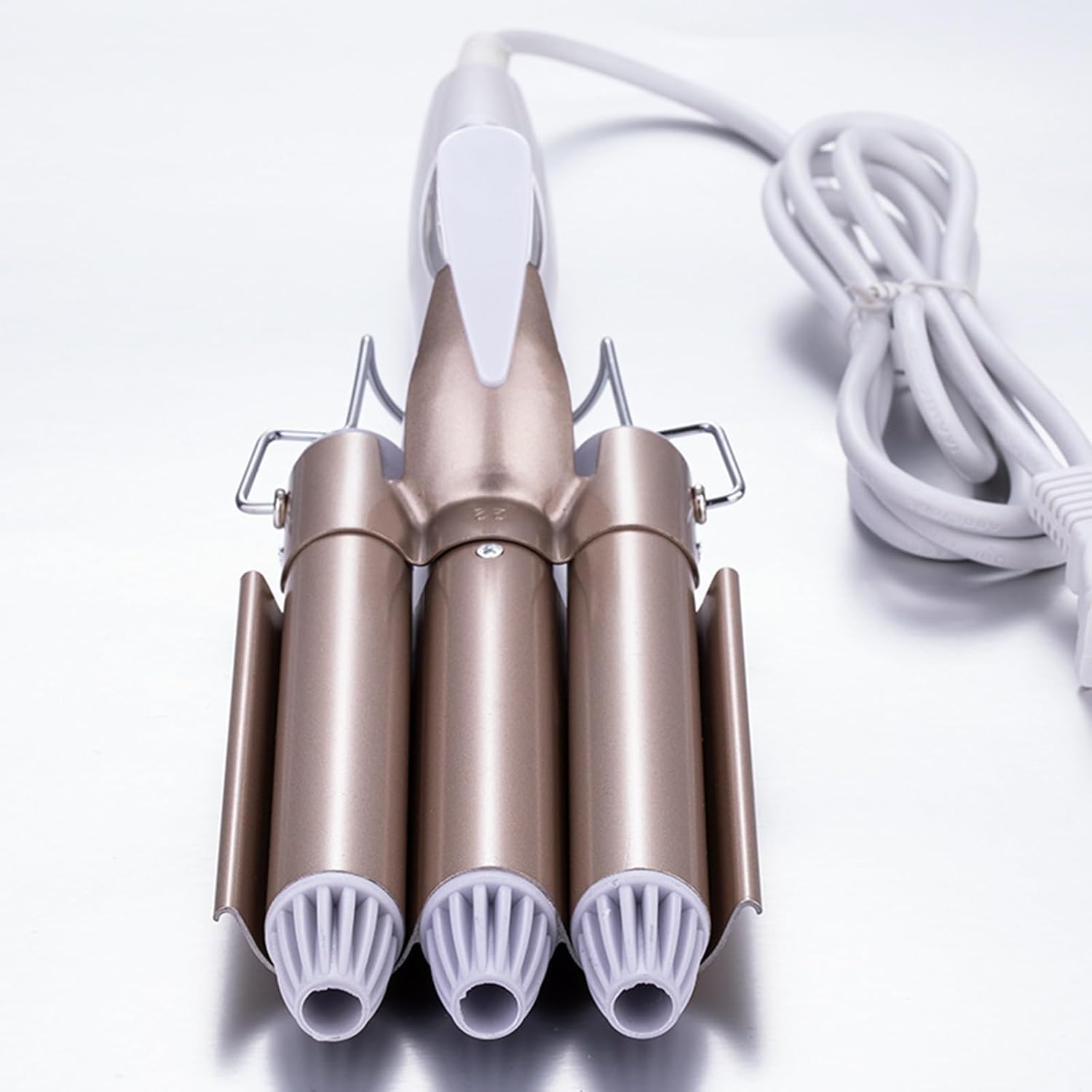 Hair Curling Iron 3-Barrel 22mm Egg Roll Hair Curler Hair Waver Hair Crimper Adjustable Hair Styling Tool