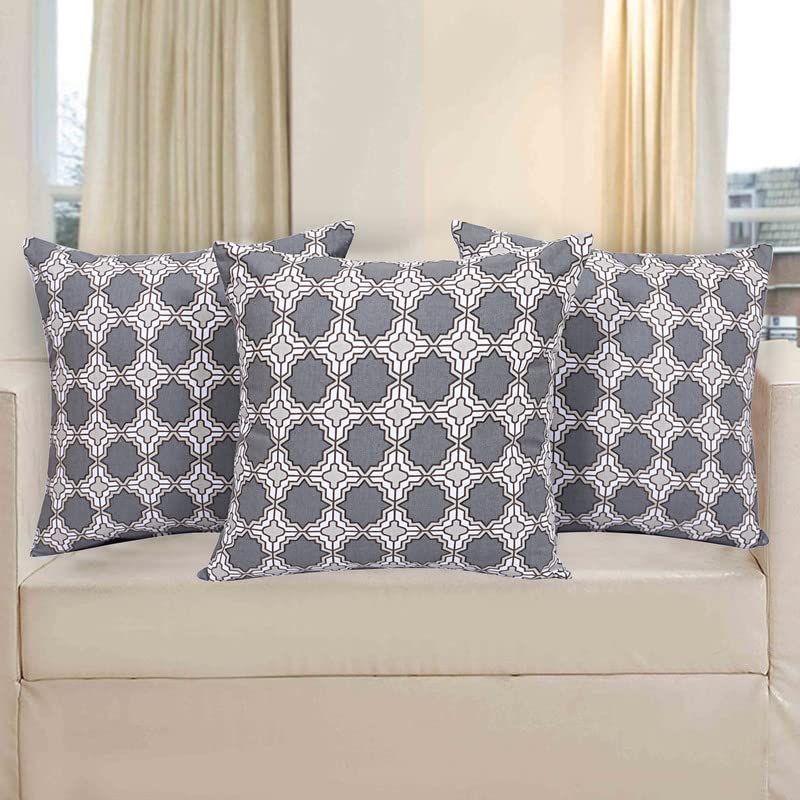Image of Texstylers Pure Cotton Reversible Jaipuri Print 20x20 Inch Cushion Covers,02