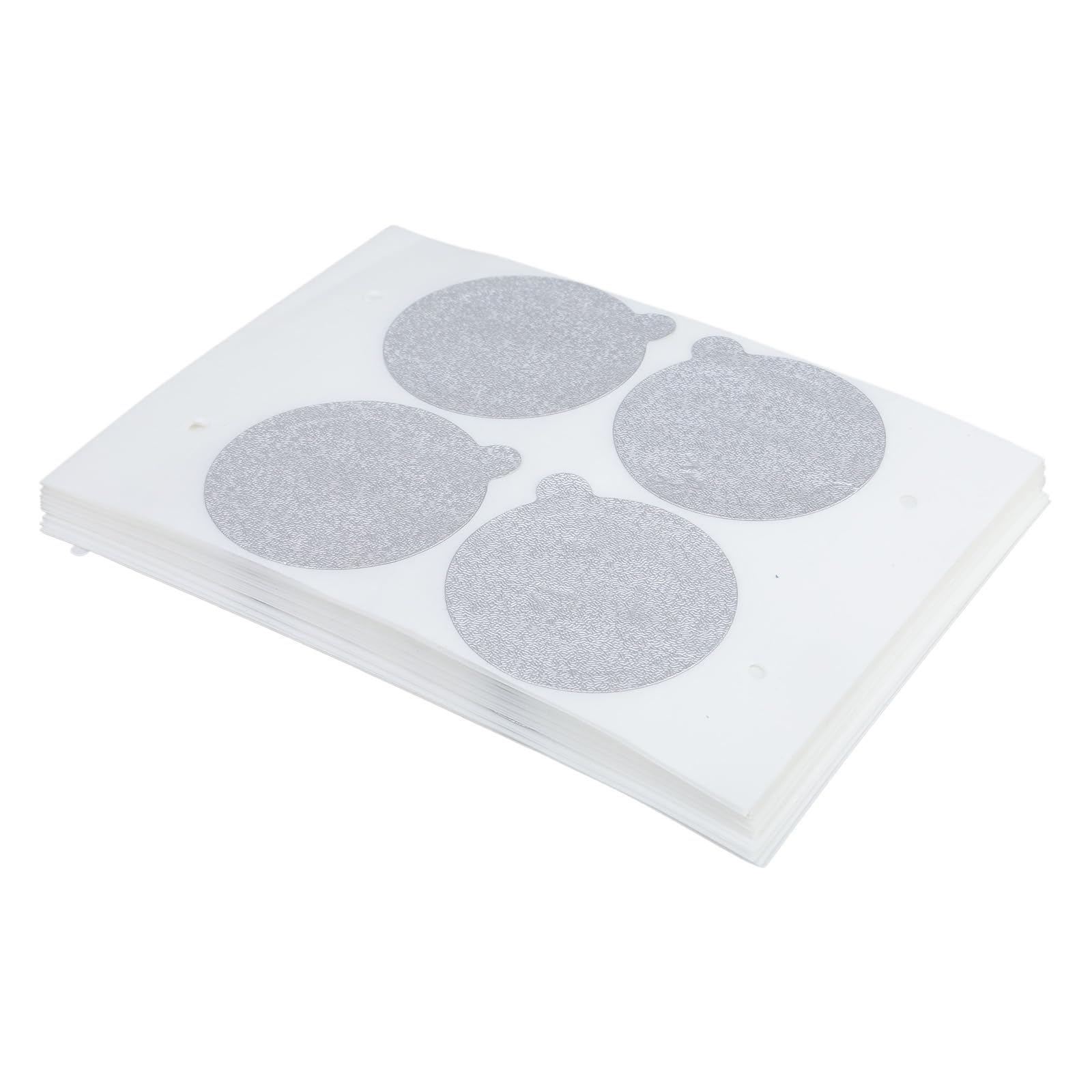 Kalttoy Of 100 Coffee Pods Foil Seals 45mm Aluminum Lid Foil Seals Coffee Pods Lid Sealers for Adhesive Espresso