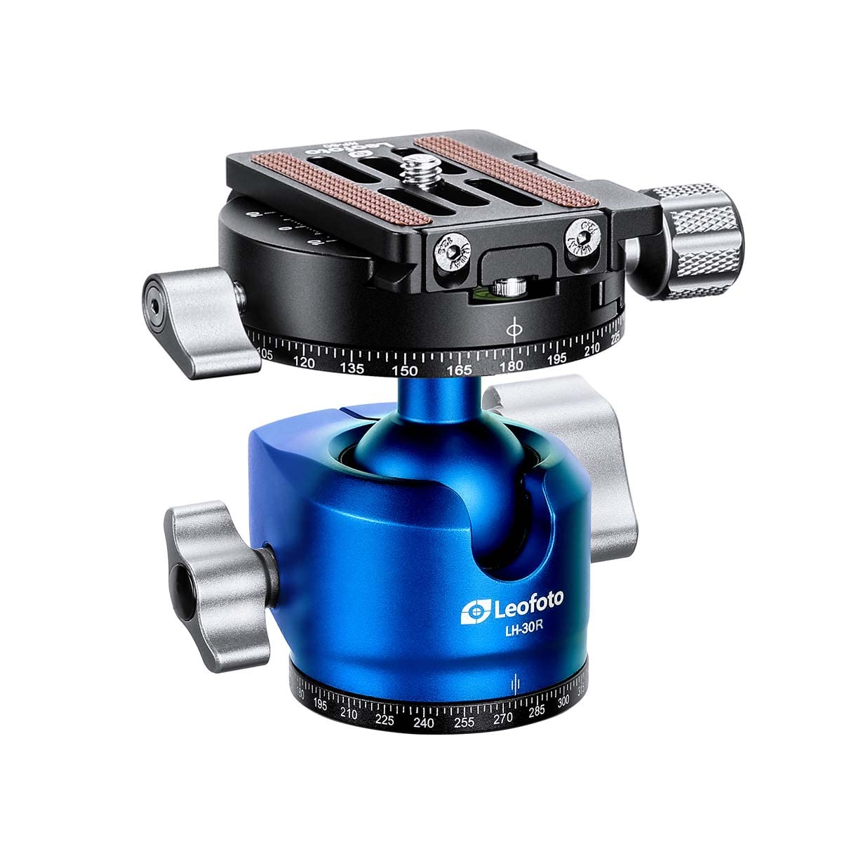 Amazon | Leofoto レオフォト LH-30R (BL) 自由雲台 (NP-50付) ブルー