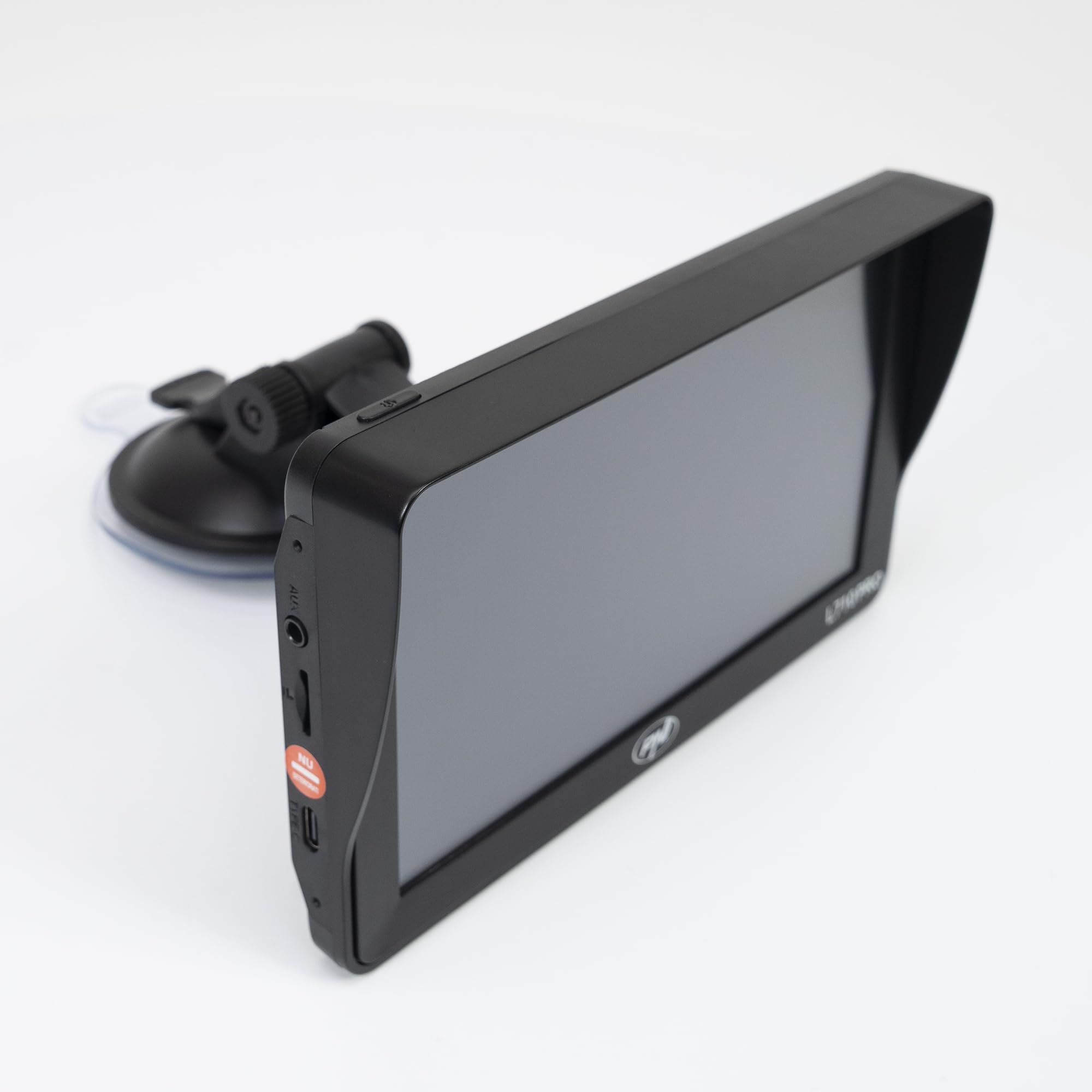 Sistema di navigazione GPS PNI L710 PRO con visiera parasole, 7 pollici, 800 MHz, 256 MB DDR, memoria interna da 16 GB, trasmettitore FM, con due caricatori per auto inclusi