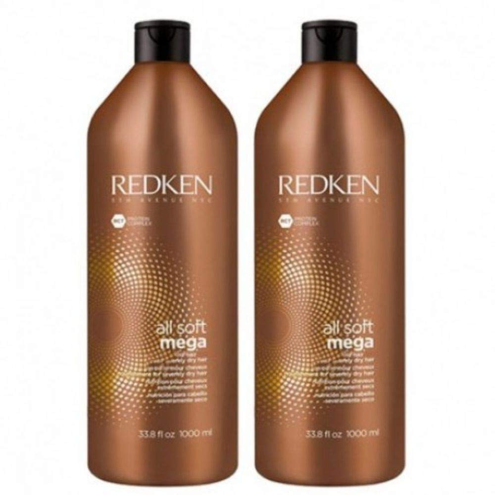 RedkenAll Soft Mega Duo Shampoo and Conditioner Set, 1000ml
