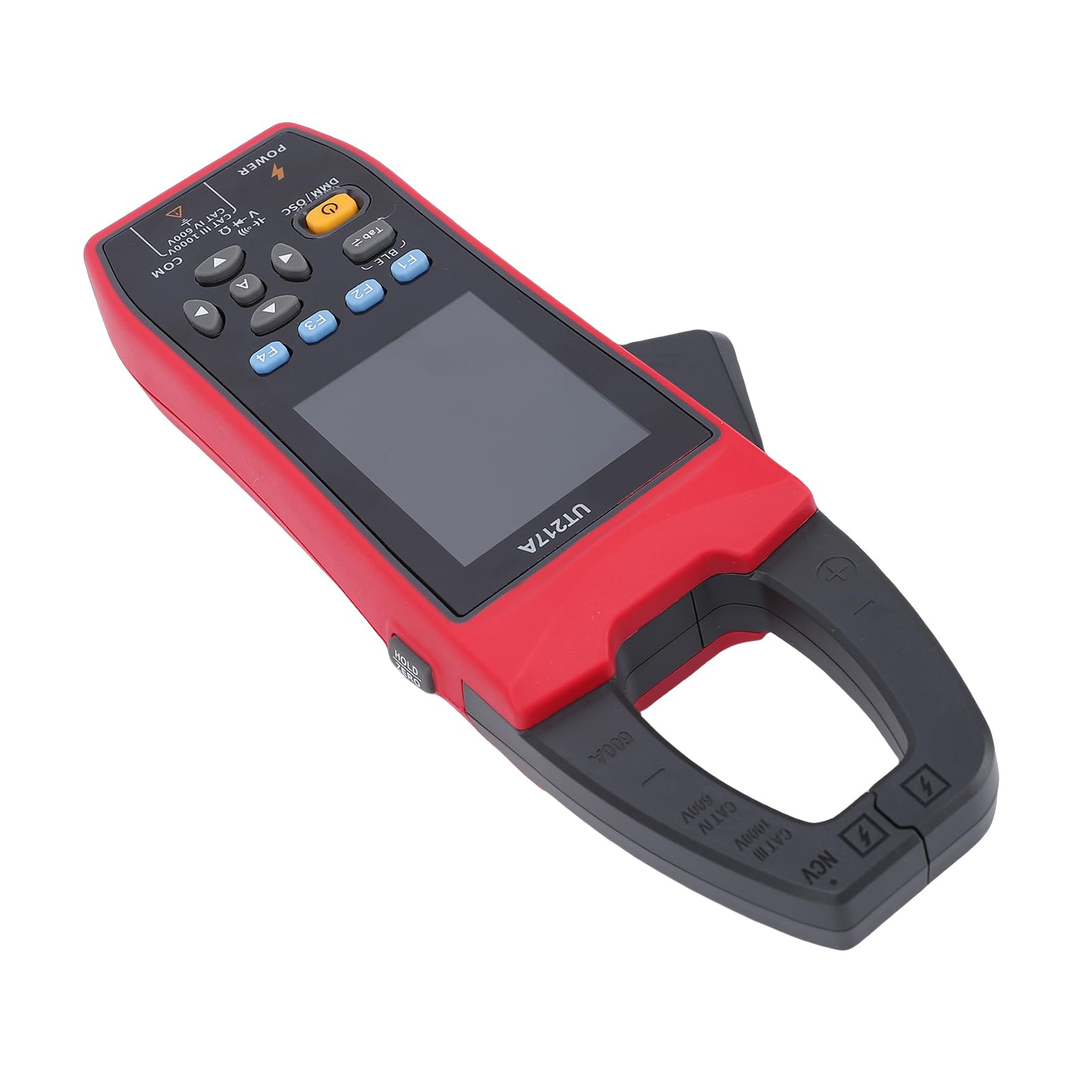 Osciloscopio Medidor de Abrazadera AC/DC True RMS 1MHz Ancho de Banda 600A 1000V Rango Automático para Ingenieros y Técnicos, Probador Voltaje Multifuncional 3 en 1 (UT217A)