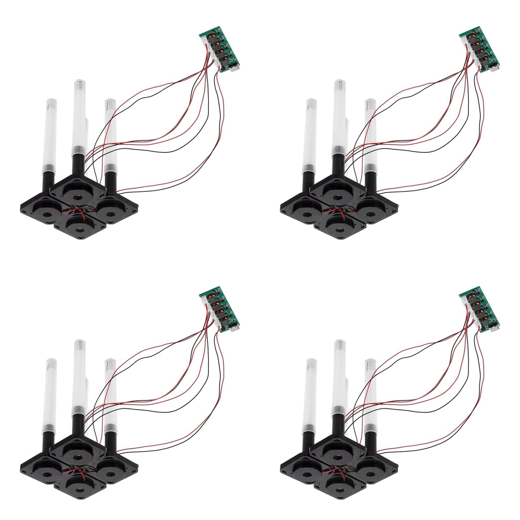 Hndhbfgrt 4X Four- Humidifier Module DIY Atomizer Control Board Driver Circuit Board 1 to 4 Plant Watering Large Fog Volume