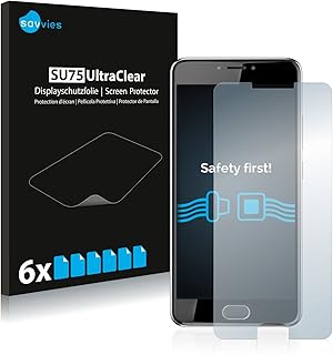 savvies Protection Ecran Compatible avec Acer Liquid Z6 Plus (6 Pièces) - Film Protection Ultra Clair