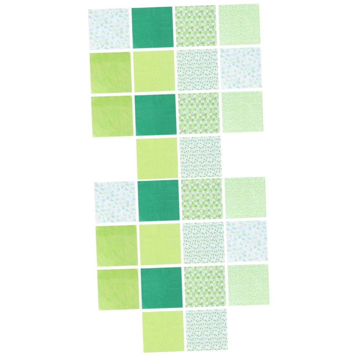 Kwadraty z tkaniny bawełnianej ， Materiał do szycia patchworku, tkanina do szycia, 28 szt. Tkanina DIY Tkanina rzemieślnicza DIY Patchwork Printcloth