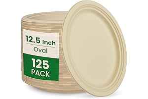 Compostable Oval Paper Plates: The Eco-Friendly, Sturdy Choice