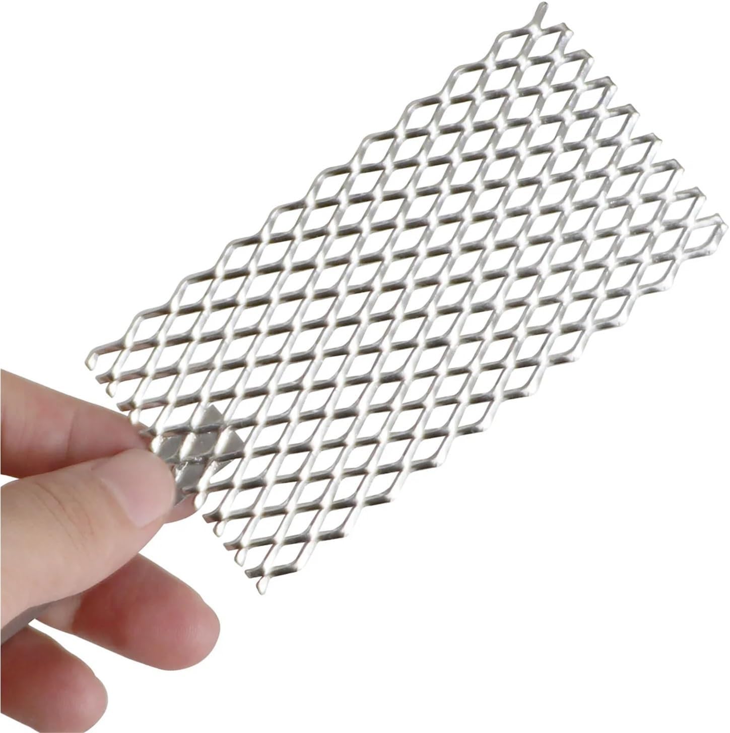 Platinum Mesh with Handle - Electroplated Mesh Electrode for Gold and Silver Jewelry - Plus Electrode (02)