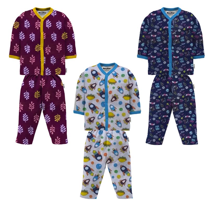 Tinchuk Baby Boy’s & Baby Girl’s Printed T-Shirt/Jhabla/Nightsuits with Assorted Prints- Multi-Pack Tinchuk Baby Boy’s & Baby Girl’s Printed T-Shirt/Jhabla/Nightsuits with Assorted Prints- Multi-Pack
