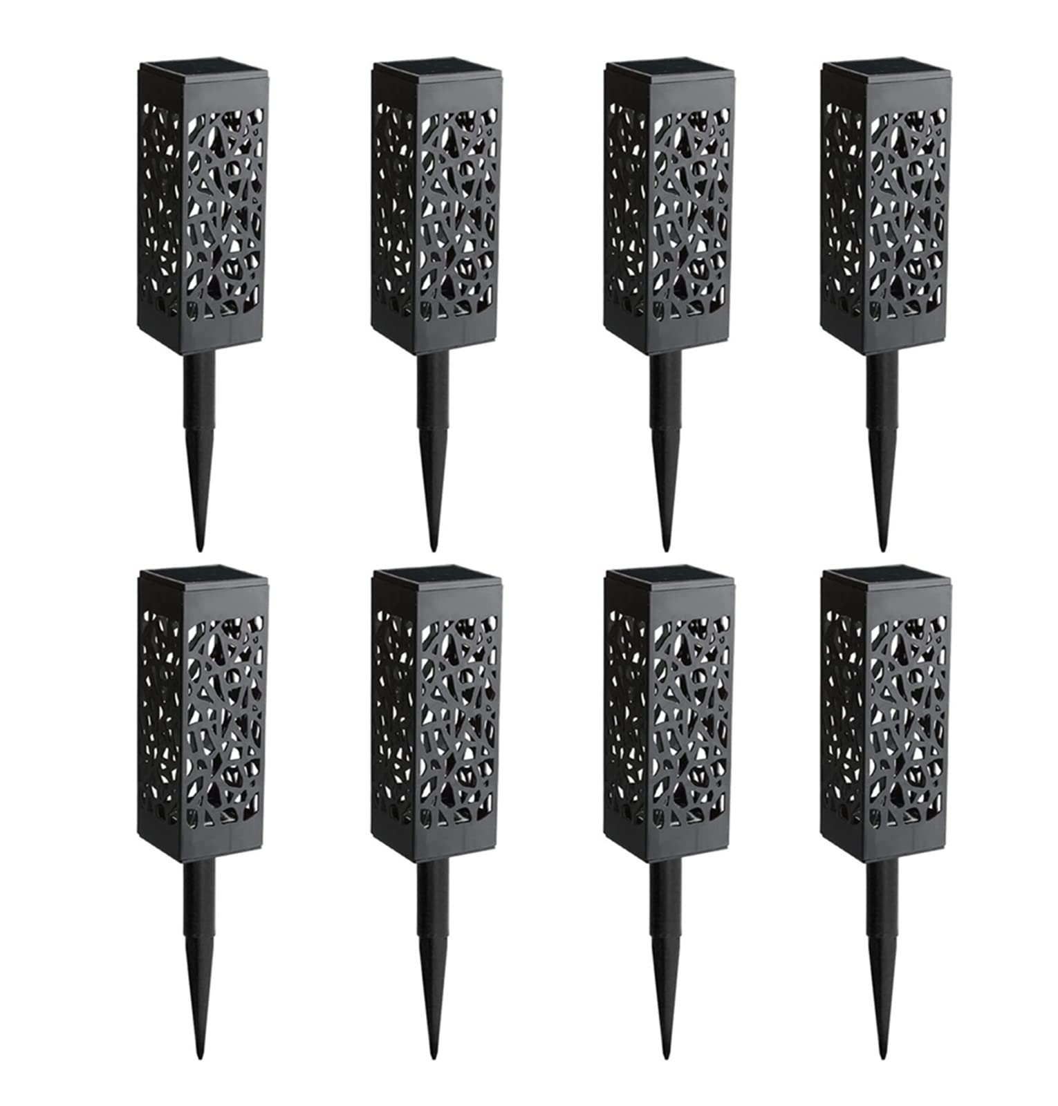 Luci solari per giardino all'aperto Luci solari da esterno con luci a pannello solare Luci da giardino impermeabili Accensione/spegnimento automatico for l'arredamento del patio del percorso del paesa