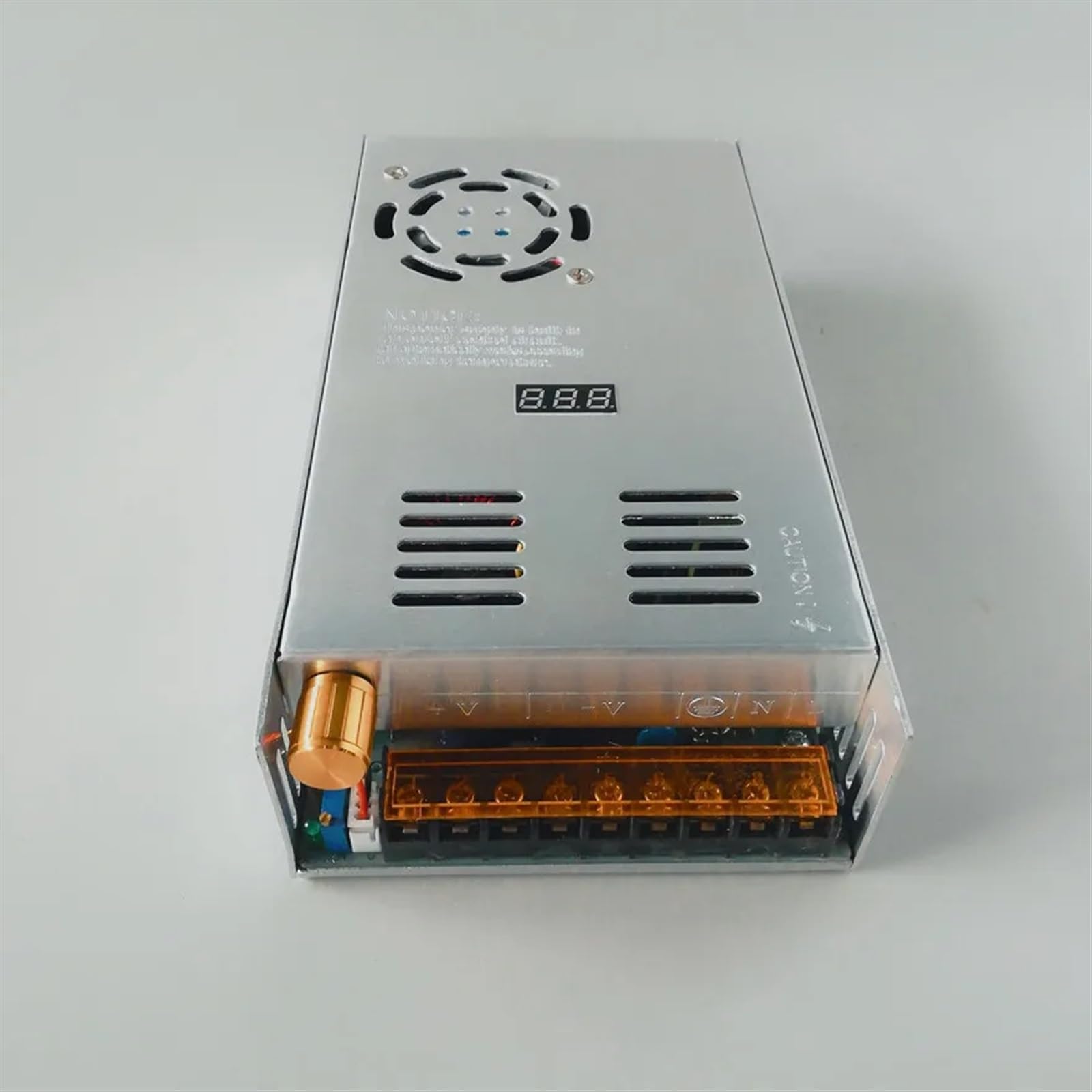 Regulador de Voltaje Ajustable de CC 40 A 0-12 V, Fuente de alimentación conmutada de 480 W con Pantalla Digital CA/CC
