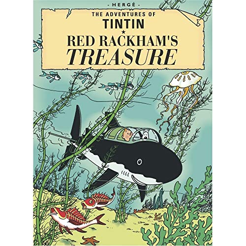 Moulinsart Postcard Tintin Album: Red Rackham's Treasure 34080 (10x15cm)