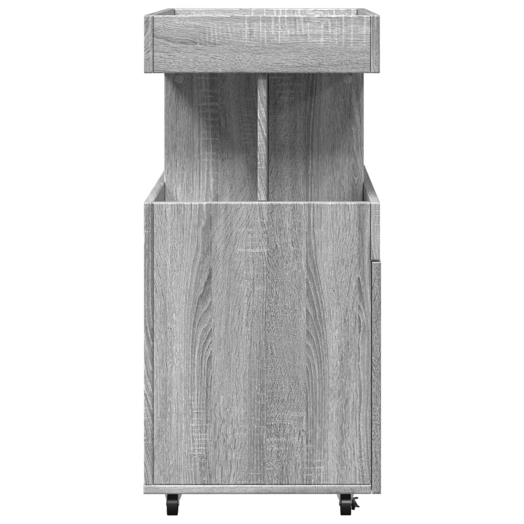Carrello da bar grigio Sonoma, 50 x 41 x 89 cm, in legno