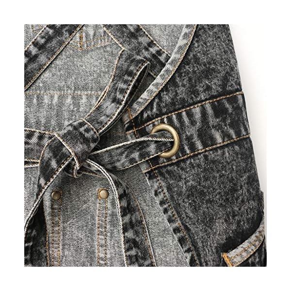 Jeanerlor - Denim-Schürzen mit Taschen für Damen und Herren, Haarstylistin, Kreuzgurte & verstellbar S bis XXXL – Bild 9