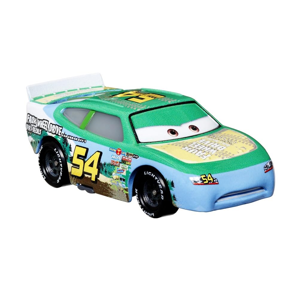 Mattel Selección Vehículos Racing Style | Disney Cars | Die Cast 1:55 Coche, DXV29N Cars 3 Single:Johnny Blamer — view 3