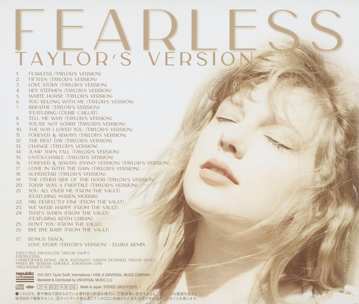 taylor swift fearless (taylor's version)