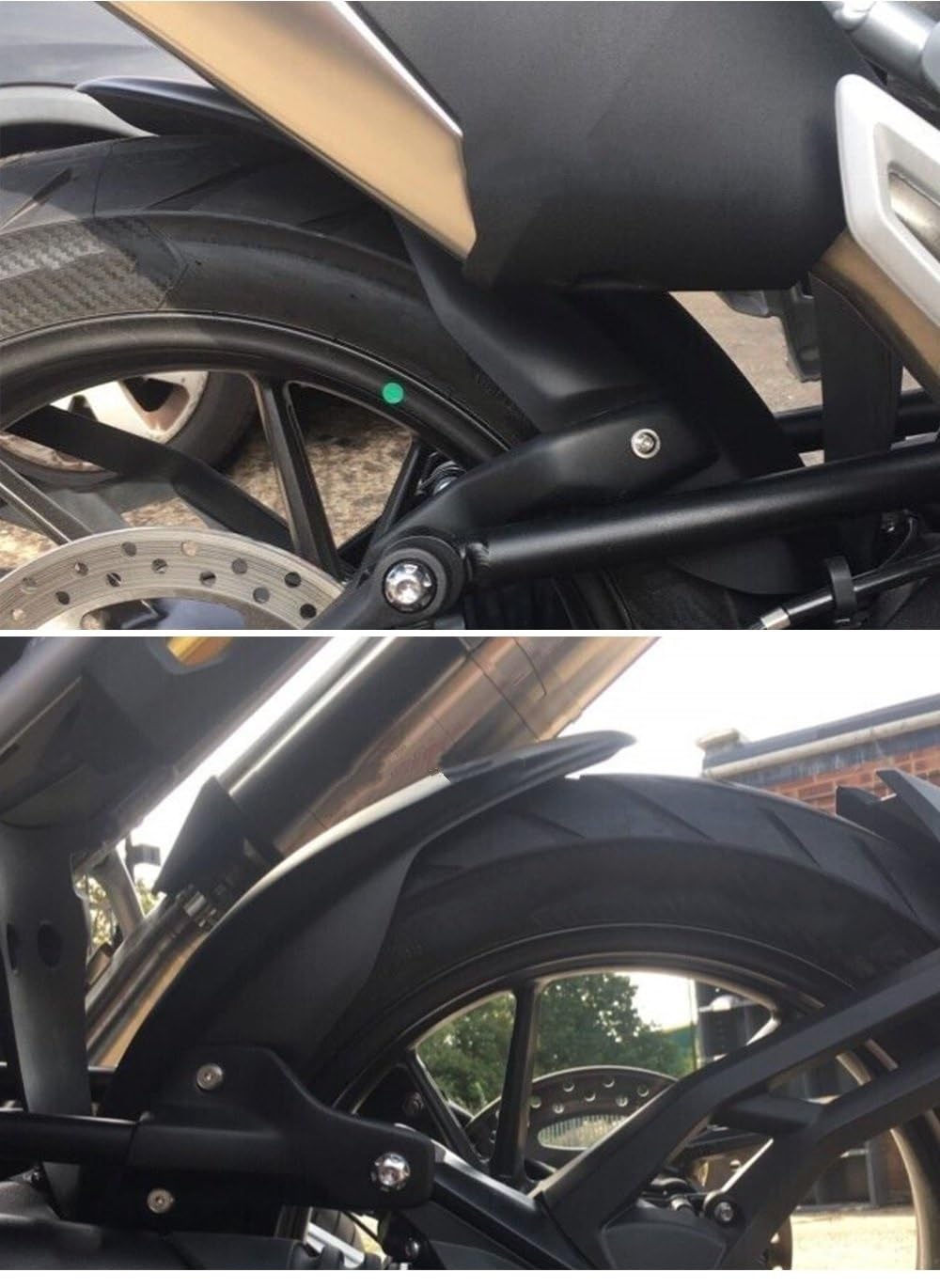 Parafango posteriore ABS Carenatura ruota Hugger per Tiger1200 per Tiger 1200 GT Pro per Rally per Explorer 2022 Parafango per moto