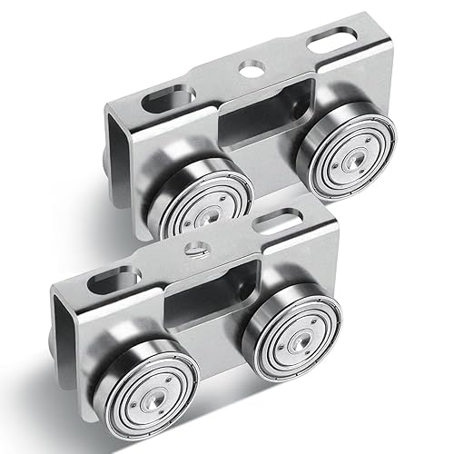 Rodillo de carretilla de 4 ruedas ligero para uso con canales de puntal de 1-58 pulgadas de ancho o todos los canales de puntal de 1-58 pulgadas o