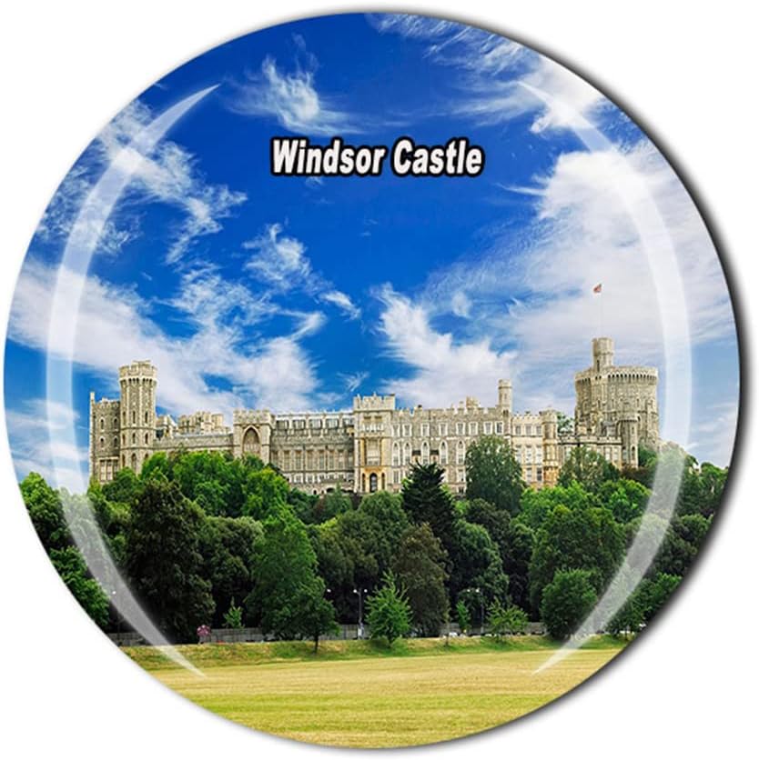 Windsor Castle UK Fridge Magnet Crystal Tourist Souvenir, 60% OFF