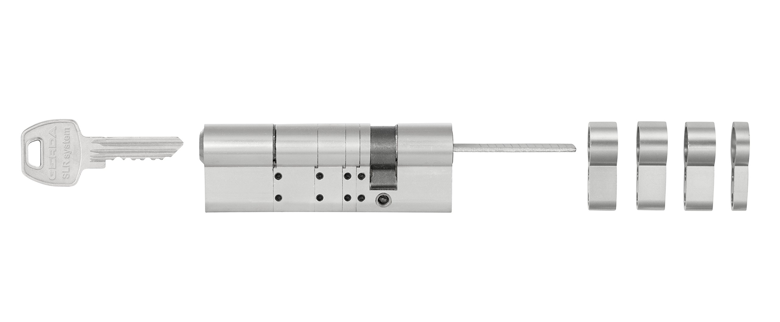 Safety cylinder for Danalock V3, length-adjustable