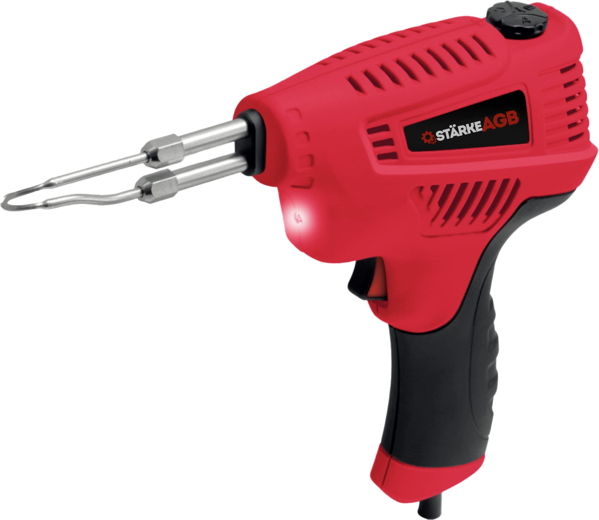 StarkeAGB TSG-200 - Pistola de soldadura con transformador, 3 puntas de soldadura y maletín de transporte