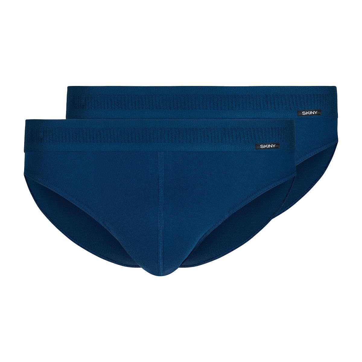 Skiny Men's Cotton Retro Briefs, Navy, Regular, navy, M
