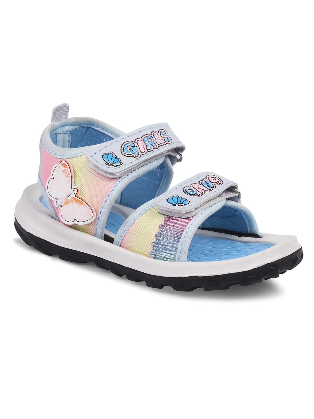 KATS Kids Printed Girls Casual Fashion Sandals -Sky (3.5 Year- 4 Year) (B0D1CMTVTP) Amazon Price History, Amazon Price Tracker