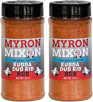 BBQ Rub | Rubba Dub Rib | Champion Pitmaster Recipe | Gluten-Free BBQ Seasoning, MSG-Free, USA Made | 12 Oz (Pack of 2)
