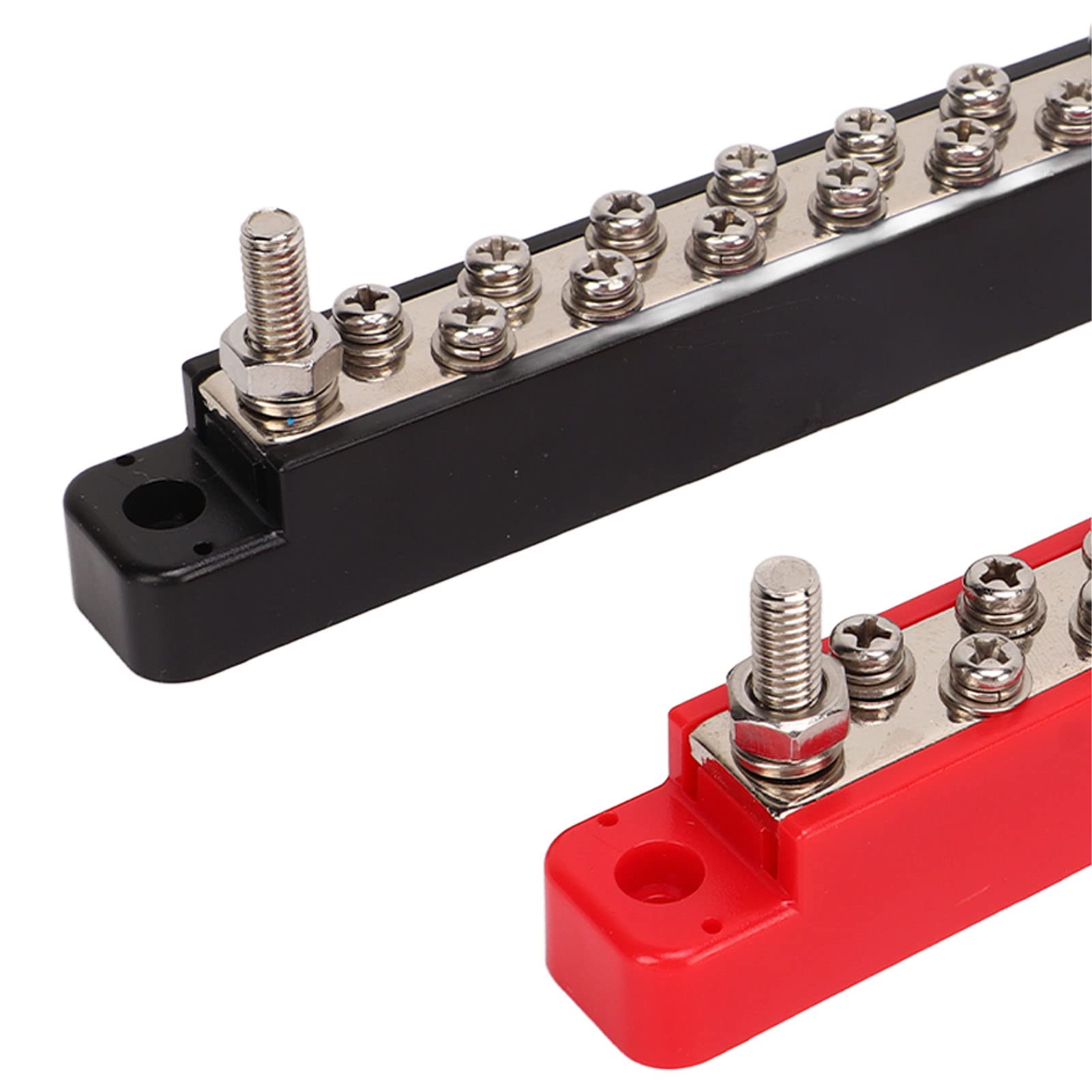 Bloc De Distribution D Alimentation 14 Voies Tension 300 V AC 48 V DC Courant 150 A Haute Conductivite en Laiton pour Systemes Electriques Camping Car Yacht Bateau
