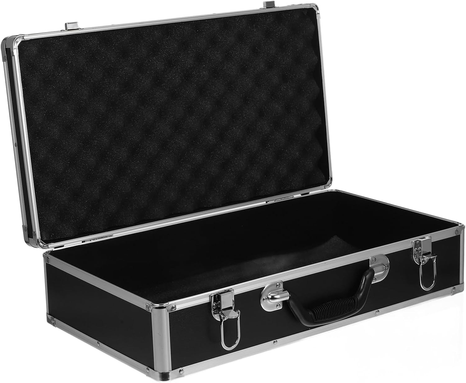 DOITOOL Aluminum Hard Tool Box Inserts Portable Shockproof Storage Case Multi-function Organizer for Tools and Parts Ergonomic Handle Design