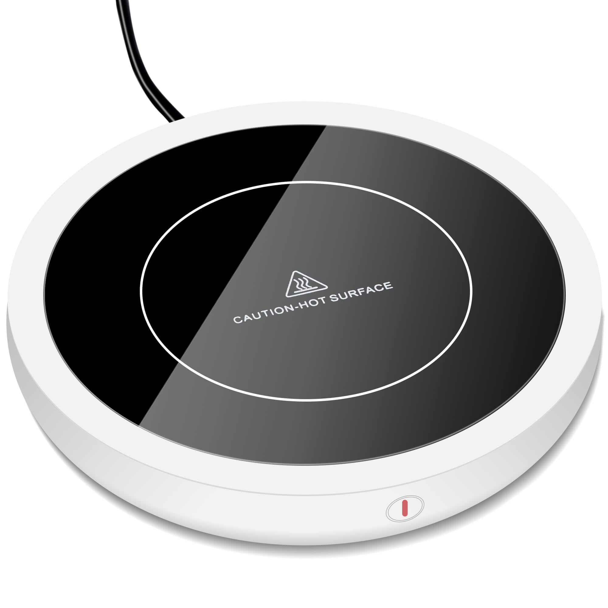 Coffee Mug Warmer for Desk 4H Auto Shut Off, Smart Coffee Cup Warmer with 3 Temperature Setting, Electric Mug Warmer Plate for Coffee, Milk, Tea (