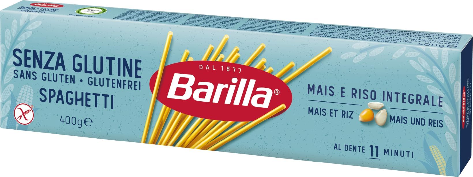 10x Barilla Spaghetti Italian Pasta 400g Gluten Free!