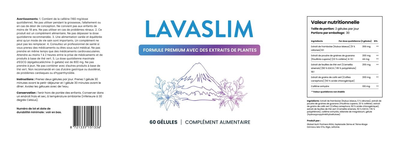 Complément alimentaire naturel à base de cétone de framboise et de thé vert, 450 mg (3+2 gratuit)